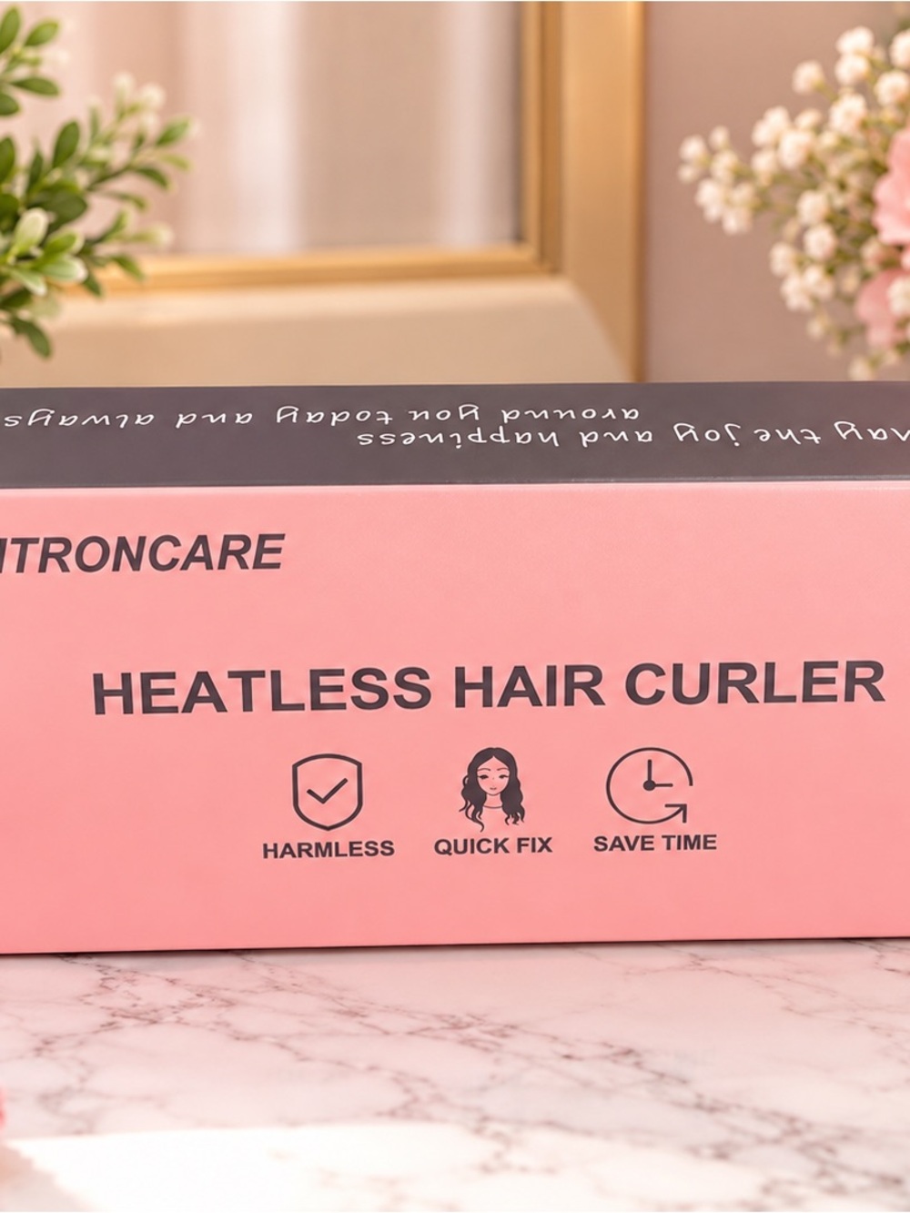 Heatless Hair Curler – Pink